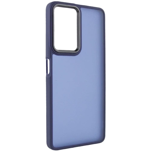 Чехол для телефонов Epik TPU+PC Lyon Frosted Case Navy Blue for Oppo A57s / A77s