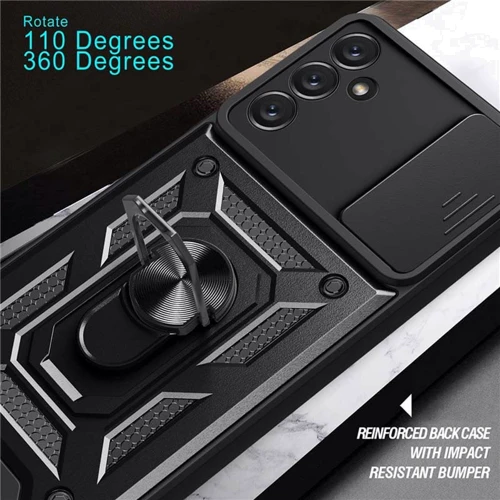 Аксессуар для смартфона Mobile Case Camshield Serge Ring Black for Samsung A155 Galaxy A15 4G / A15 5G: Пленка в комплекте нет