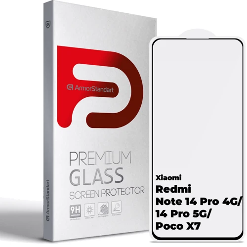 

ArmorStandart Tempered Glass Edge Glue Curved for Xiaomi Redmi Note 14 Pro 4G/Note 14 Pro 5G/Poco X7 (ARM88004)