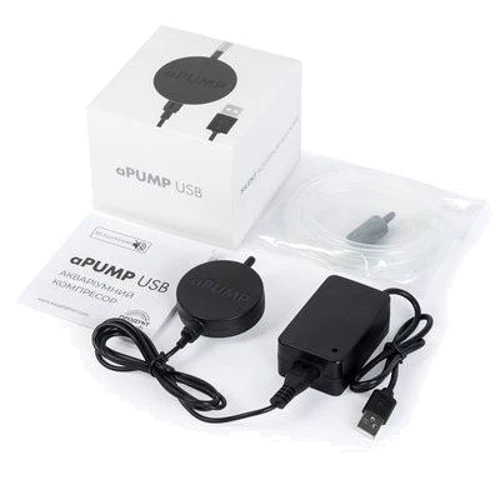 Аквариумный компрессор бесшумный Collar aPUMP USB 5V для аквариумов до 100 л фото 5