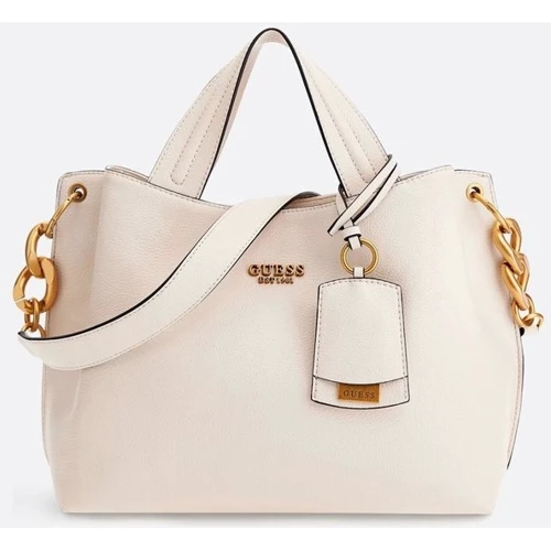 Женская сумка тоут GUESS ZED GIRLFRIEND CARRYALL молочная (HWVB8683230-STO)