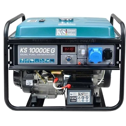 Генератор двухтопливный Konner&Sohnen KS 10000E G: Объем двигателя 440 куб.см
