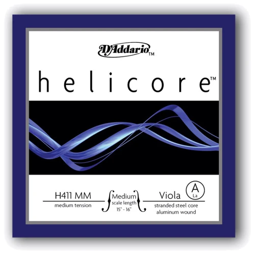 Струна D'addario Helicore Viola Single A String Medium Scale Medium Tension