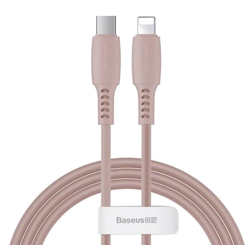 Кабель Baseus Cable USB-C to Lightning Colorful 18W 1.2m Pink (CATLDC-04)