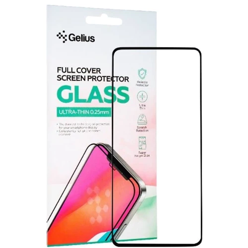 

Gelius Tempered Glass Full Cover Ultra Thin 0.25mm Black for Xiaomi Poco F5 Pro