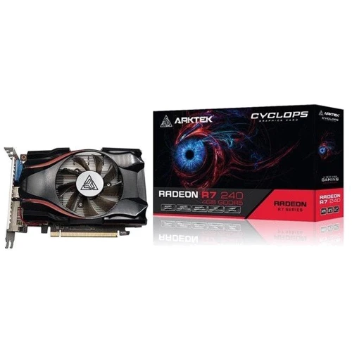 Видеокарта ARKTEK Radeon R7 240 (AKR240D5S4GH1): Тип памяти GDDR5