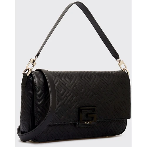 Женская сумка через плечо Guess Brightside Large Shoulder Bag черная (HWQG7580200-BLA): Пол Женский