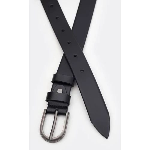 Женский ремень Borsa Leather черный (110v1genw28-black): Пол Женский