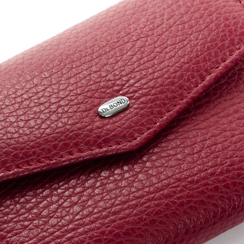 Женский кошелек Dr. Bond бордовый (32678 plum-red): Пол Женский