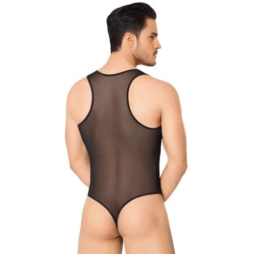 Мужское боди SoftLine - Body 4609, M/L (black)