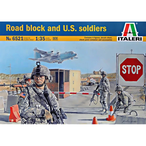 Набор фигурок Italeri Блокпост с американскими солдатами (IT6521)