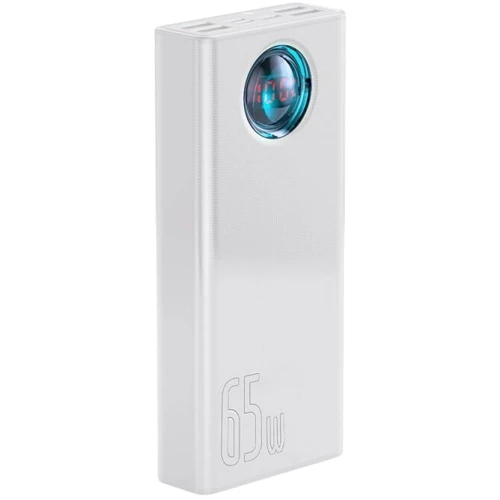 Внешний аккумулятор Baseus Power Bank 30000mAh Amblight Digital Display Quick Charge 65W White (PPLG-A02/PPLG000102): Особенности С дисплеем