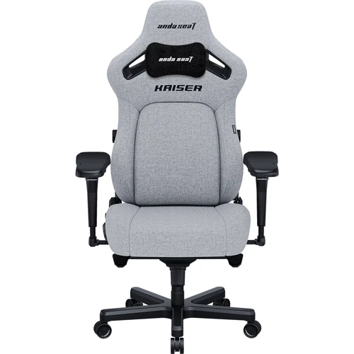 Ігрове крісло Anda Seat Kaiser 4 Size XL Gray Linen Fabric (AD12YDDC-XLL-20-G-CF)