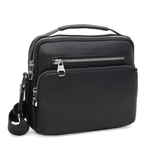 Мужская сумка через плечо Ricco Grande черная (K12001-2bl-black)