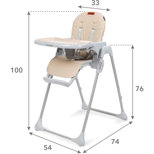 Стульчик для кормления Kidwell BENO Beige фото 13
