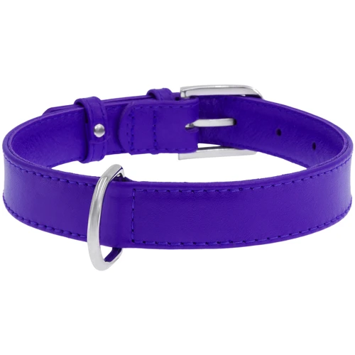 Ошейник WAUDOG Glamour без украшений 25 мм 38-49 см фиолетовый (33049): Производитель WAUDOG