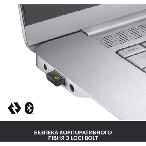 Мышь Logitech MX Master 3S for Business Performance Wireless/Bluetooth Graphite (910-006582): Интерфейс подключения Bluetooth, Wireless