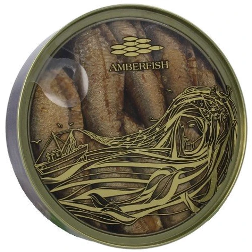 Рыбные консервы Amberfish Sprotes Ella (Can Peel) Шпроты в масле 160 г