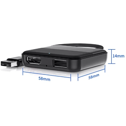 Бездротовий адаптер Ottocast Wireless Car TV Mate для Apple CarPlay та Android Auto (HDMI to USB) (CA361) фото 5