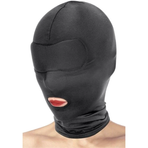 Капюшон для БДСМ с открытым ртом Fetish Tentation Open Mouth Hood