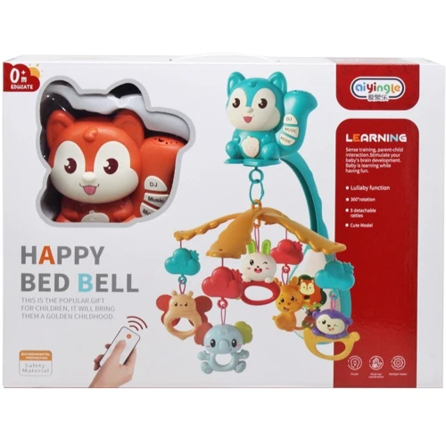 Мобиль на кроватку AIYINGLE Happy Bell вид 1 (668-38)