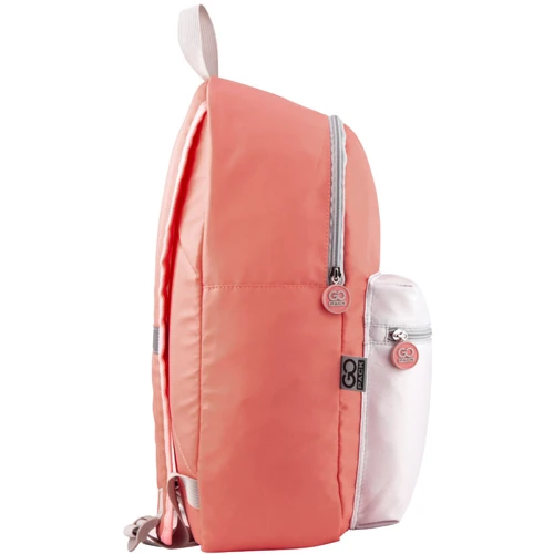 Рюкзак GoPack Сity 159-2 персиковий, сірий go20-159l-2: Корпус рюкзака м'який