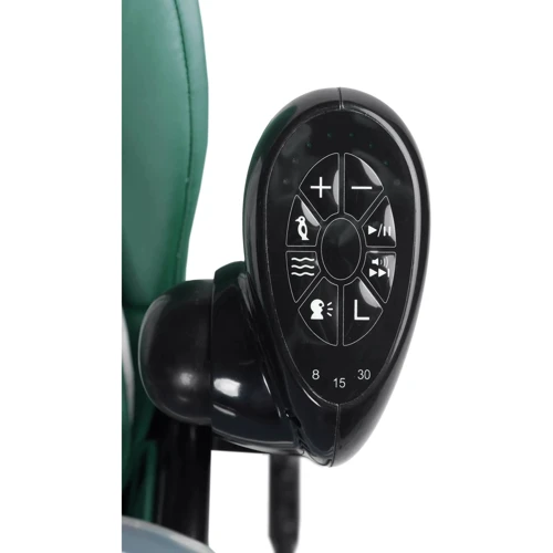 Кресло-качалка + стульчик для кормления Caretero INDIGO Black Green (Hnrt_4857) фото 7
