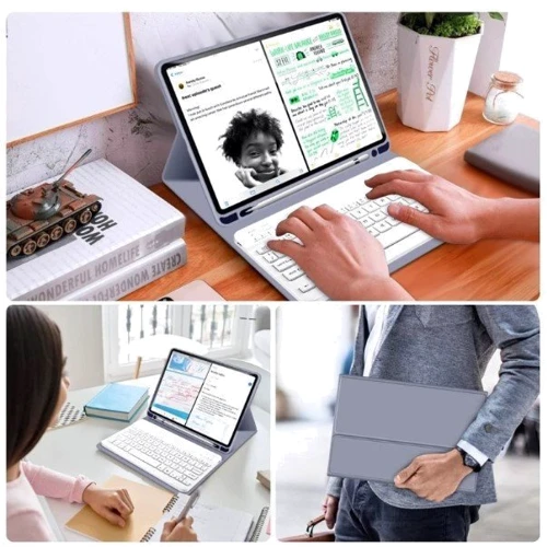 Аксесуар для iPad BeCover Case Smart Keyboard Purple for iPad 10.2 2019-2021/iPad Air 2019/Pro 10.5 (711138) фото 5