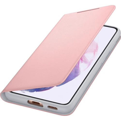Чехол для телефонов Samsung LED View Cover Pink (EF-NG996PPEGRU) for Samsung G996 Galaxy S21+: Материал поликарбонат и полиуретан
