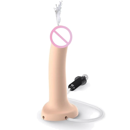 Кончающий фаллоимитатор Strap-On-Me Dildo Cum Flesh