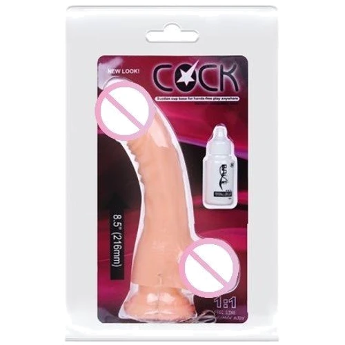 Вибратор на присоске BAILE - COCK 8,5'' BW-008071A