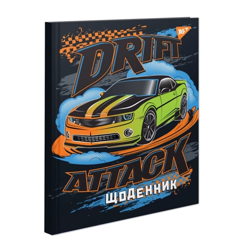 Щоденник шкільний жорсткий Yes (укр.) Drift attack (911160)