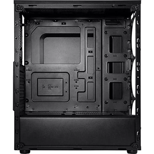 Корпус FRONTIER BLADE BL04A-2: Материал передней панели пластик + LED подсветка