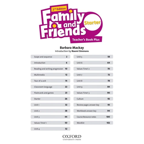 Family and Friends 2nd Edition Starter: Teacher's Book Plus: Количество страниц 105