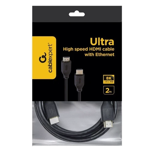 Кабель и переходник HDMI to HDMI 2.0m V.2.1 Cablexpert (CC-HDMI8K-2M): Тип кабель