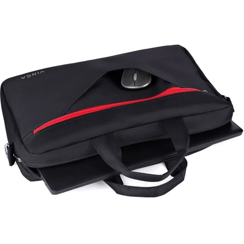 Сумка для ноутбуков Vinga 15.6" Black/Red (NB250BR) фото 6