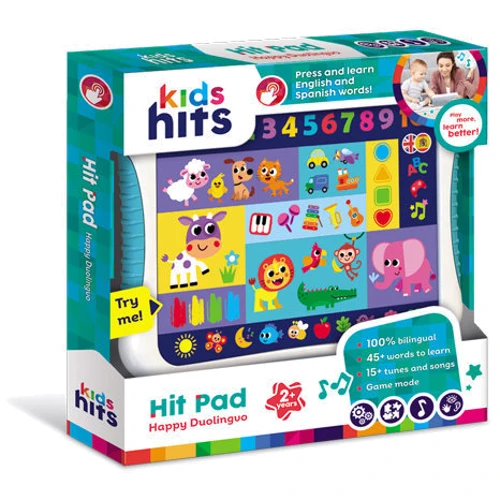 Планшет детский интерактивный Kids Hits Hit Pad Happy Duolingvo (KH01/012)