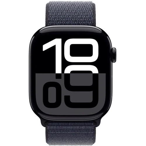 Apple Watch Series 10 GPS 46mm Jet Black Aluminium Case with Ink Sport Loop (MWWR3) Approved Витринный образец