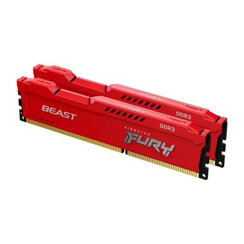 Kingston FURY 8 GB (2x4GB) DDR3 1866 MHz Beast Red (KF318C10BRK2/8) фото 4