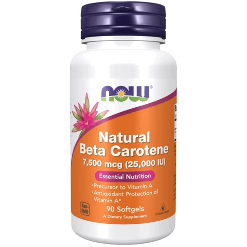 

Now Foods Beta Carotene 25000 - 90 Softgels