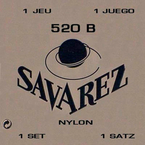 Струна для гитар Струны для классической гитары Savarez 520 B Low Tension