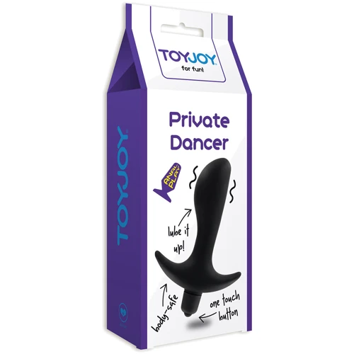 Анальная пробка с вибрацией Private Dancer, 8x3 см