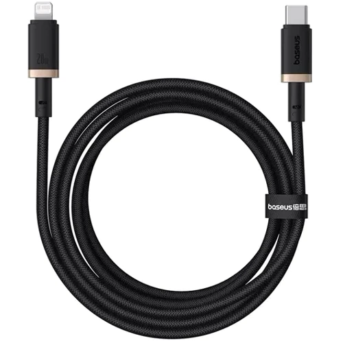 Кабель Baseus Cable USB-C to Lightning Dura Series 20W 2m Black/Gold (P10377800U01-02): Тип USB-C - Lightning