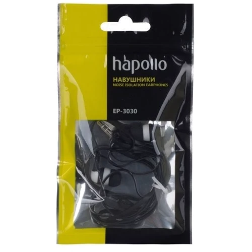Наушники Hapollo EP-3030 White: Тип крепления без креплений