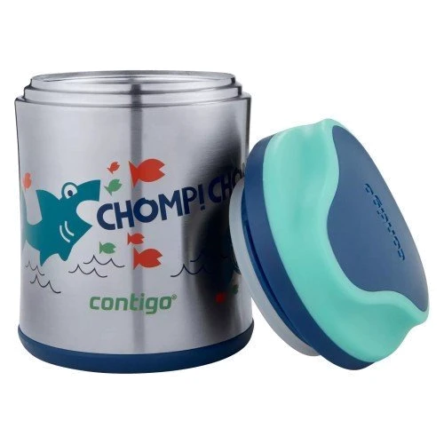 Термос для їжі Contigo Sharks Blue/Teal 295 мл (73507): Об'єм, мл 295