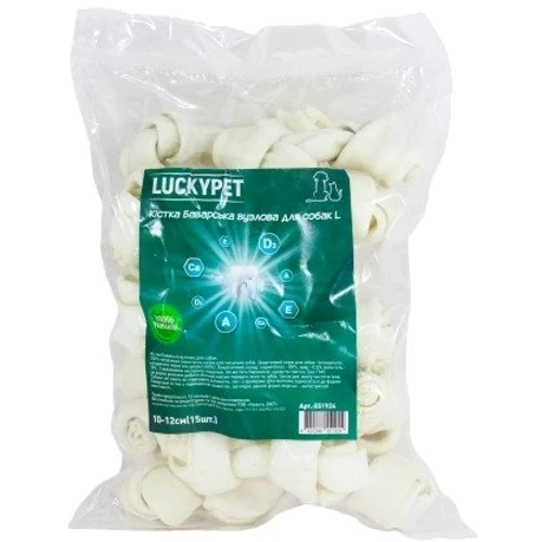 Лакомства Lucky Pet Кость Баварская узловая №2 L 10-12 см 15 шт (551924)