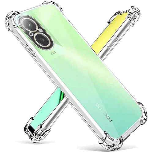 Чехол для телефонов TPU Case GETMAN Ease logo Full Camera Transparent for Realme C67 4G: Материал TPU (термополиуретан)