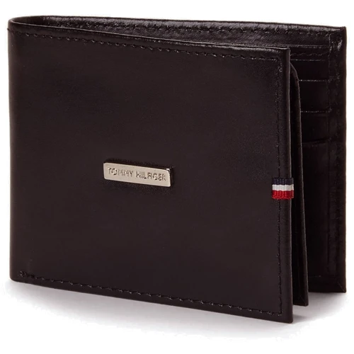 Мужское портмоне Tommy Hilfiger темно-коричневое (026217305592)
