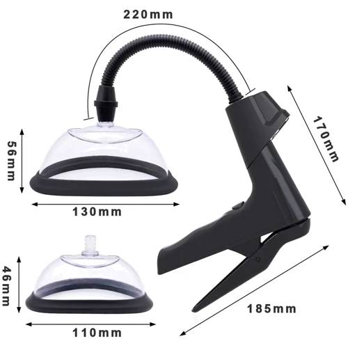 Вакуумная помпа для вагины BOSS Manual Pussy Pump With Digital Display