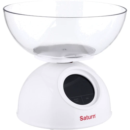 Весы кухонные Saturn ST-KS7837: Тип конструкции с чaшей (съёмнaя)